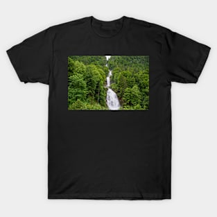 Lush Forest Waterfall T-Shirt